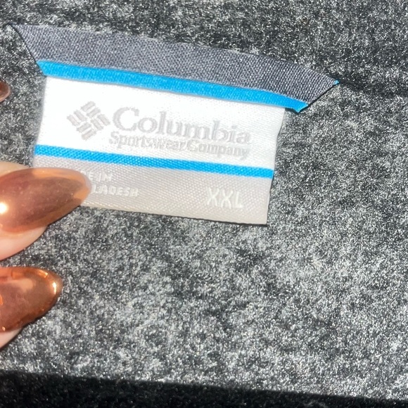 Columbia Mens XXL Gray Full Zip Fleece Jacket Outdoor Activewear - Picture 3 of 3